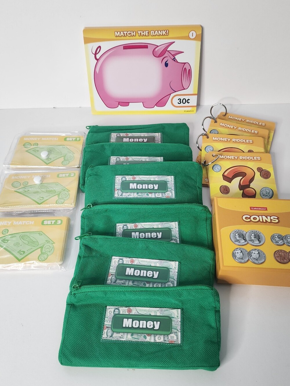 Lot Of Lakeshore Play Money Math Learning Counting Educational Teaching Items